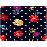 Benjamin Tate Design Flowers & Spots Blanket in Natural | Size: 120 cm x 150 cm