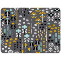 Benjamin Tate Design Flower Print Blanket in Natural | Size: 120 cm x 150 cm