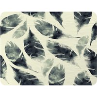 Benjamin Tate Design Feathers Fantastic Birds Blanket in Natural | Size: 120 cm x 150 cm
