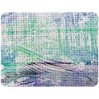 Benjamin Tate Design Washed Up Blue Blanket in Natural | Size: 120 cm x 150 cm
