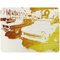 Benjamin Tate Design Cool Cars Blanket in Natural | Size: 120 cm x 150 cm