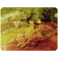 Benjamin Tate Design Rustic Flowers Blanket in Natural | Size: 120 cm x 150 cm