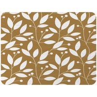 Benjamin Tate Design White Leaves Blanket in Natural | Size: 120 cm x 150 cm