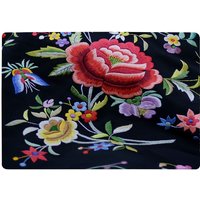 Benjamin Tate Design Vibrant Flowers Rug in Natural | Size: Large