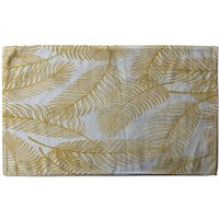 Benjamin Tate Design Golden Leaves Soft Bath Towel in Gold