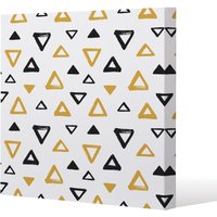 Benjamin Tate Design Egyptian pyramids (Canvas Print) / 127 x 127 x 4cm in Natural | Size: 127 x 127 x 4 cm