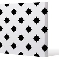 Benjamin Tate Design Star Ornament (Canvas Print) / 101 x 101 x 4cm in Natural | Size: 101 x 101 x 4 cm