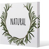 Benjamin Tate Design Natural (Canvas Print) / 46 x 46 x 4cm | Size: 46 x 46 x 4 cm