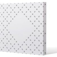Benjamin Tate Design Crosses & Diamonds (Canvas Print) / 114 x 114 x 4cm in Natural | Size: 114 x 114 x 4 cm