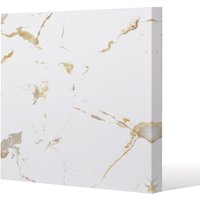 Benjamin Tate Design Gold Marble (Canvas Print) / 101 x 101 x 4cm in Natural | Size: 101 x 101 x 4 cm
