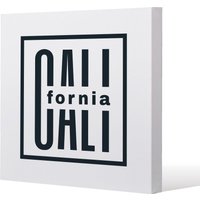 Benjamin Tate Design California (Canvas Print) / 90 x 90 x 4cm in Natural | Size: 90 x 90 x 4 cm