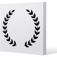 Benjamin Tate Design Olive Branches (Canvas Print) / 90 x 90 x 4cm in Natural | Size: 90 x 90 x 4 cm