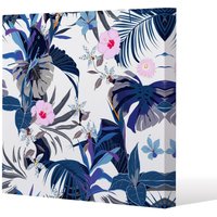 Benjamin Tate Design Winter Tropical (Canvas Print) / 101 x 101 x 4cm in Natural | Size: 101 x 101 x 4 cm