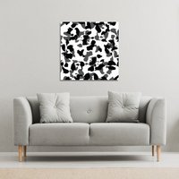 Benjamin Tate Design Animal Print (Canvas Print) / 101 x 101 x 4cm in Natural | Size: 101 x 101 x 4 cm