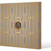 Benjamin Tate Design Art Deco Style (Canvas Print) / 101 x 101 x 4cm in Natural | Size: 101 x 101 x 4 cm