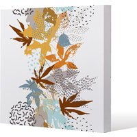 Benjamin Tate Design Japanese Maple Leaves (Canvas Print) / 90 x 90 x 4cm in Natural | Size: 90 x 90 x 4 cm