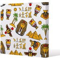 Benjamin Tate Design Egypt (Canvas Print) / 77 x 77 x 4cm in Natural | Size: 77 x 77 x 4 cm