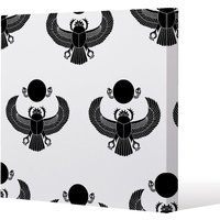 Benjamin Tate Design Scarab Silhouette (Canvas Print) / 114 x 114 x 4cm in Natural | Size: 114 x 114 x 4 cm
