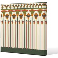 Benjamin Tate Design Egyptian Ornament (Canvas Print) / 101 x 101 x 4cm in Natural | Size: 101 x 101 x 4 cm