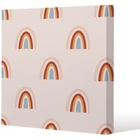 Benjamin Tate Design Bohemianl ethnic pattern (Canvas Print) / 127 x 127 x 4cm in Natural | Size: 127 x 127 x 4 cm