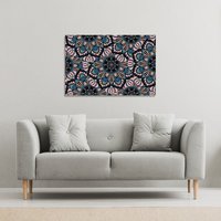 Benjamin Tate Design Mandalas pattern (Canvas Print) / 46 x 31 x 4cm in Natural | Size: 46 x 31 x 4 cm