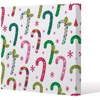 Benjamin Tate Design Candy pattern (canvas) / 90 x 90 x 4cm in Natural | Size: 90 x 90 x 4 cm