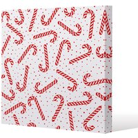 Benjamin Tate Design Canes pattern (canvas) / 101 x 101 x 4cm in Natural | Size: 101 x 101 x 4 cm