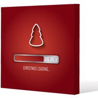 Benjamin Tate Design Christmas loading (canvas) / 114 x 114 x 4cm in Natural | Size: 114 x 114 x 4 cm