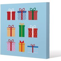 Benjamin Tate Design Gift boxes (canvas) / 114 x 114 x 4cm in Natural | Size: 114 x 114 x 4 cm