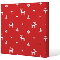 Benjamin Tate Design Norway christmas festive sweater (canvas) / 114 x 114 x 4cm in Natural | Size: 114 x 114 x 4 cm