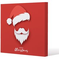 Benjamin Tate Design Santa claus hat & beard (canvas) / 101 x 101 x 4cm in Natural | Size: 101 x 101 x 4 cm