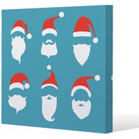 Benjamin Tate Design Santa hats (canvas) / 90 x 90 x 4cm in Natural | Size: 90 x 90 x 4 cm