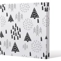 Benjamin Tate Design Scandinavian style christmas (canvas) / 46 x 46 x 4cm in Natural | Size: 46 x 46 x 4 cm