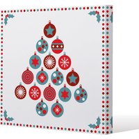 Benjamin Tate Design Seasonal christmas (canvas) / 77 x 77 x 4cm in Natural | Size: 77 x 77 x 4 cm