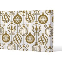 Benjamin Tate Design Christmas baubles (canvas) / 101 x 77 x 4cm in Natural | Size: 101 x 77 x 4 cm