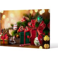 Benjamin Tate Design Christmas holidays (canvas) / 152 x 101 x 4cm in Natural | Size: 152 x 101 x 4 cm