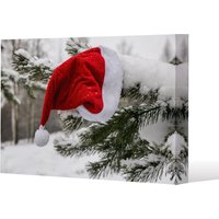 Benjamin Tate Design Santa claus hat (canvas) / 91 x 61 x 4cm in Natural | Size: 91 x 61 x 4 cm