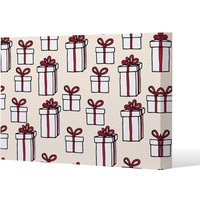 Benjamin Tate Design Simple pattern (canvas) / 77 x 51 x 4cm in Natural | Size: 77 x 51 x 4 cm