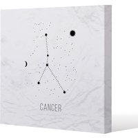 Benjamin Tate Design Astrology sign cancer (canvas) / 114 x 114 x 4cm in Natural | Size: 114 x 114 x 4 cm