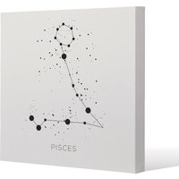 Benjamin Tate Design Star constellation zodiac pisces (canvas) / 61 x 61 x 4cm in Natural | Size: 61 x 61 x 4 cm