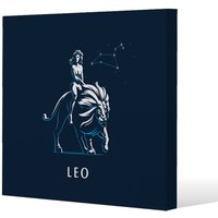 Benjamin Tate Design Zodiac leo (canvas) / 114 x 114 x 4cm in Natural | Size: 114 x 114 x 4 cm