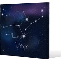 Benjamin Tate Design Zodiac sign virgo (canvas) / 46 x 46 x 4cm in Natural | Size: 46 x 46 x 4 cm