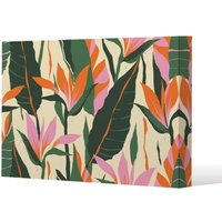 Benjamin Tate Design Jungle Plants (Canvas Print) / 77 x 51 x 4cm in Natural | Size: 77 x 51 x 4 cm