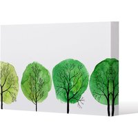 Benjamin Tate Design Trees (Canvas Print) / 127 x 101 x 4cm in Natural | Size: 127 x 101 x 4 cm