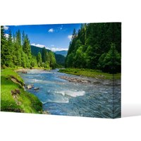 Benjamin Tate Design beautiful scenery (Canvas Print) / 46 x 31 x 4cm in Natural | Size: 46 x 31 x 4 cm