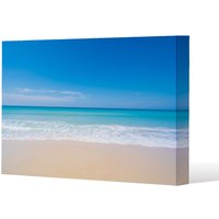 Benjamin Tate Design Nature landscape view of beautiful tropical beach & sea in sunny day (Canvas Print) / 31 x 41 x 4cm | Size: 31 x 41 x 4 cm