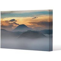 Benjamin Tate Design Bromo in morning time (Canvas Print) (Canvas Print) / 61 x 41 x 4cm in Natural | Size: 61 x 41 x 4 cm