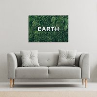 Benjamin Tate Design Wellness Earth (Canvas Print) / 46 x 31 x 4cm in Natural | Size: 46 x 31 x 4 cm