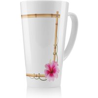 Benjamin Tate Design Bamboo Border Latte Mug in Natural | Size: 100 cm