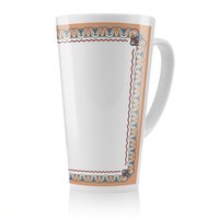 Benjamin Tate Design Egypt Border Latte Mug in Natural | Size: 100 cm